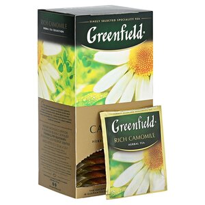 Чайный напиток травяной Greenfield Rich Camomile в пакетиках (фото modal nav 3)