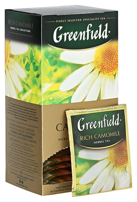 Чайный напиток травяной Greenfield Rich Camomile в пакетиках (фото modal 3)