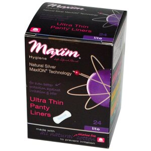 Maxim прокладки ежедневные Ultra Thin Natural Silver MaxION Technology Lite (фото modal nav 1)