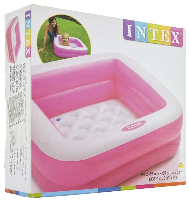 Детский бассейн Intex Play Box Inflatable Square 57100 (фото modal 5)