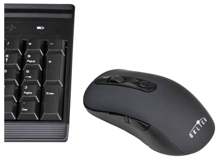 Клавиатура и мышь Oklick 280 M Black USB (фото modal 5)