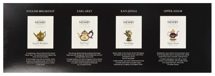 Чай черный Newby Black teas ассорти подарочный набор (фото modal 3)