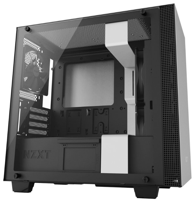 Компьютерный корпус NZXT H400 White/black (фото modal 1)