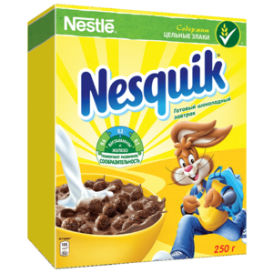 Готовый завтрак Nesquik шоколадные шарики, коробка (фото modal nav 1)