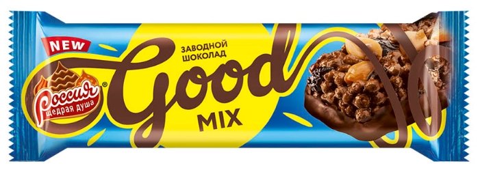 Батончик Россия - Щедрая душа! Good Mix Заводной Шоколад, 33 г (фото modal 1)