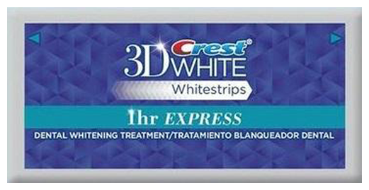 Crest отбеливающие полоски 3D White 1-Hour Express (фото modal 5)
