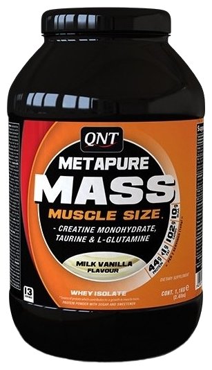 Гейнер QNT Metapure Mass (1.1 кг) (фото modal 3)