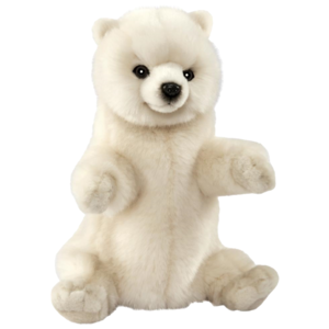 Hansa Кукла на руку Белый медведь (7158) (фото modal nav 1)