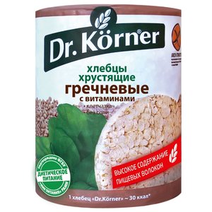 Хлебцы гречневые Dr. Korner с витаминами 100 г (фото modal nav 1)