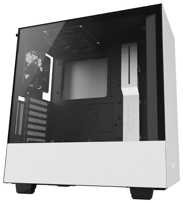 Компьютерный корпус NZXT H500i White/black (фото modal 1)