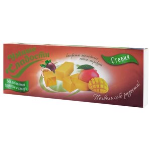 Конфеты желейные Умные сладости без сахара манго-маракуйя 90 г (фото modal nav 1)