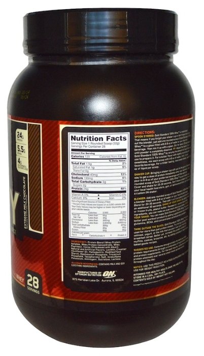 Протеин Optimum Nutrition 100% Whey Gold Standard (819-943 г) (фото modal 52)