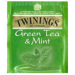Чай зеленый Twinings Green tea & Mint ароматизированный в пакетиках (фото modal nav 2)