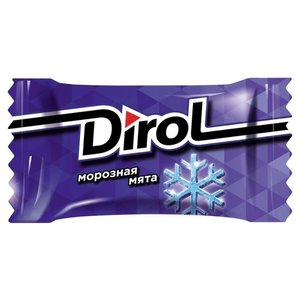 Жевательная резинка Dirol Cadbury Морозная мята, без сахара 100 шт (фото modal nav 1)