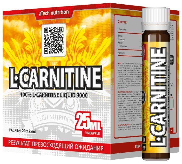 ATech Nutrition L-карнитин 3000 Liquid (500 мл) (фото modal 2)