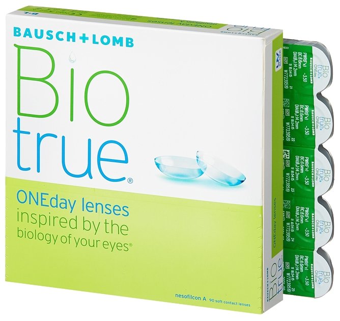 Bausch & Lomb Biotrue ONEday (90 линз) (фото modal 1)