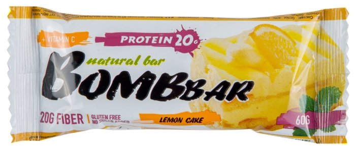 BombBar протеиновый батончик Natural Bar + Vitamin C (60 г)(20 шт.) (фото modal 41)