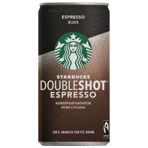 Кофейный напиток Starbucks Doubleshot Espresso Black 0.2 л (фото modal nav 1)
