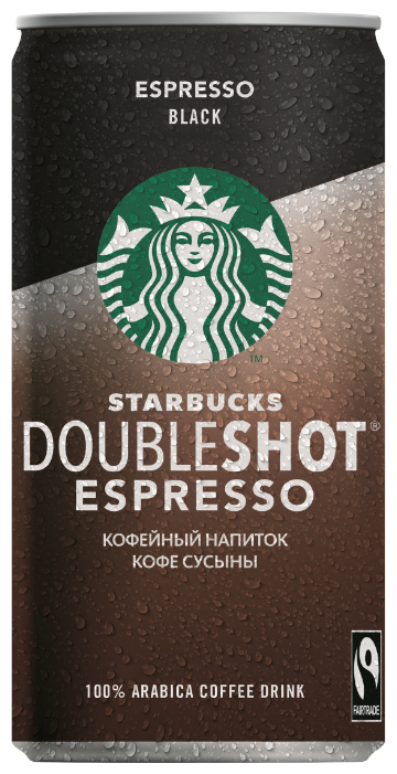Кофейный напиток Starbucks Doubleshot Espresso Black 0.2 л (фото modal 1)