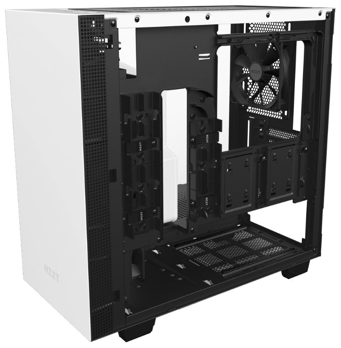 Компьютерный корпус NZXT H400 White/black (фото modal 4)