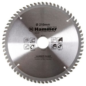 Пильный диск Hammer Flex 205-207 CSB PL 210х30 мм (фото modal nav 1)