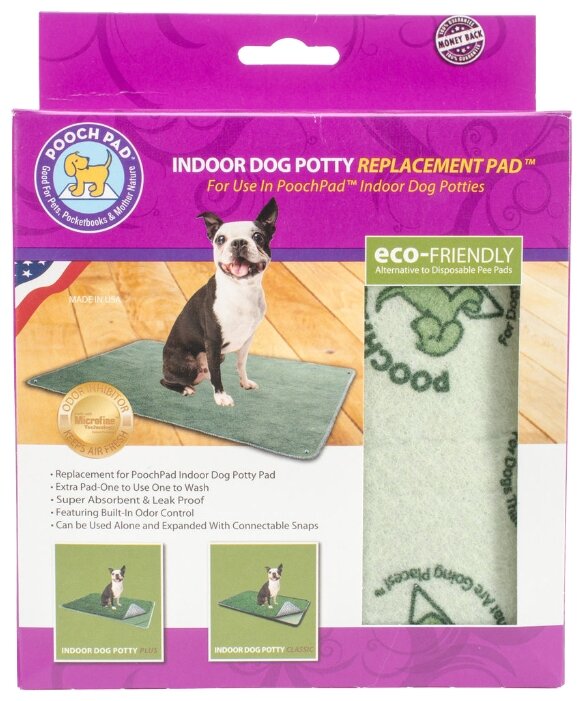 Пеленки для собак впитывающие PoochPad Indoor Turf Dog Potty Replacement Pad 60х40 см (фото modal 2)