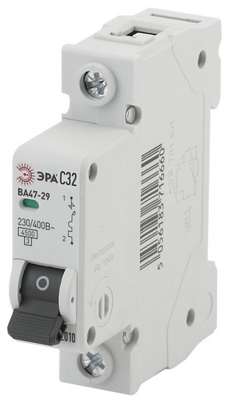 Автоматический выключатель ЭРА ВА 47-29 1P (C) 4,5kA (фото modal 4)