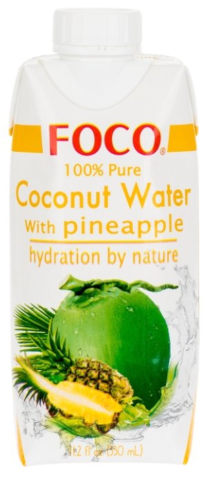 Вода кокосовая FOCO с соком ананаса (фото modal 1)