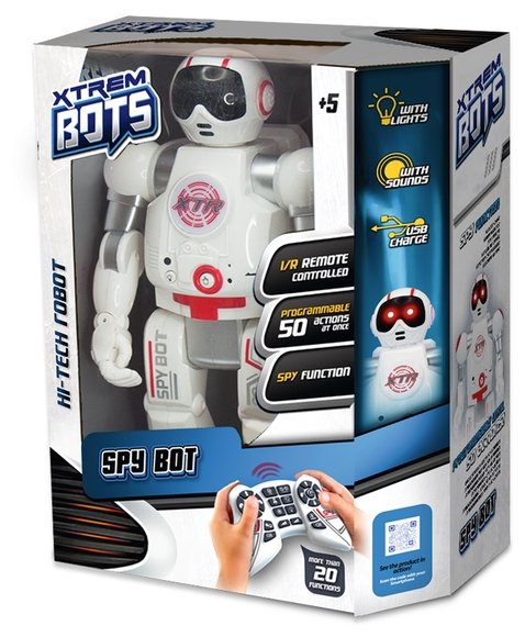 Интерактивная игрушка робот Longshore Xtrem Bots Шпион XT30038 (фото modal 4)