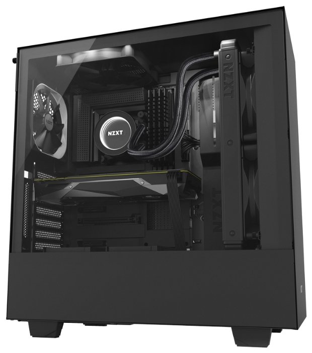 Компьютерный корпус NZXT H500i Black (фото modal 2)