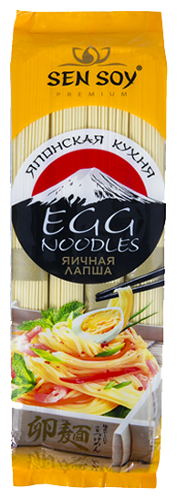 Лапша Sen Soy Японская кухня Egg Noodles яичная 300 г (фото modal 1)