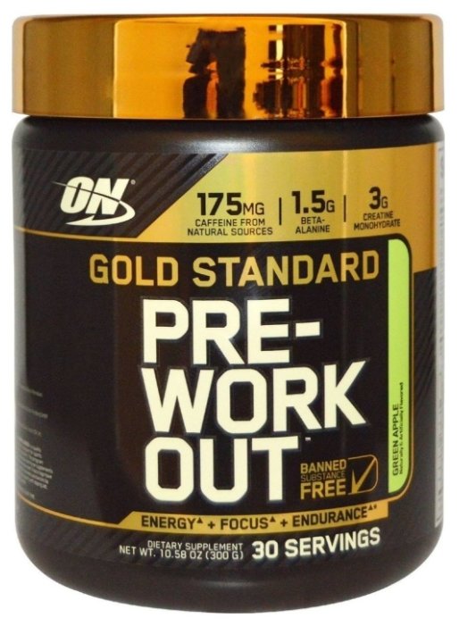 Предтренировочный комплекс Optimum Nutrition Gold Standard Pre-Workout (300 г) (фото modal 5)
