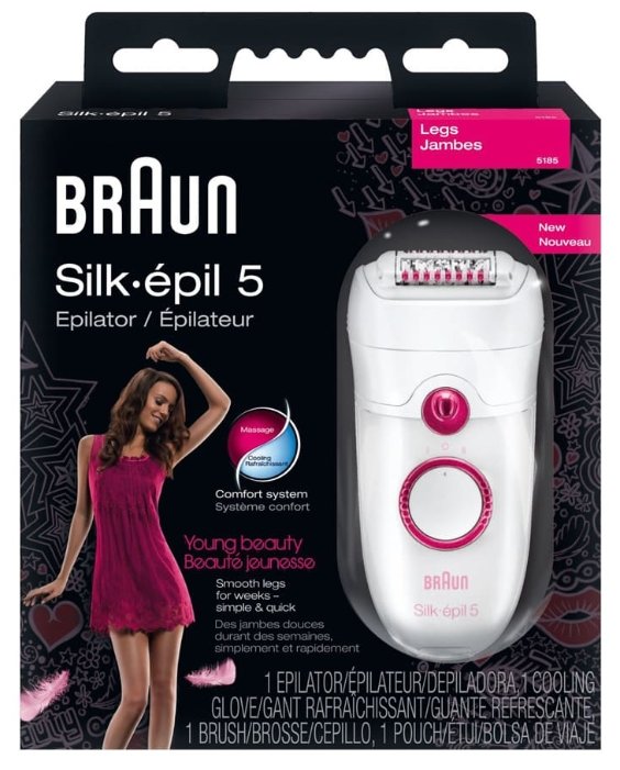 Эпилятор Braun 5185 Silk-epil 5 Young Beauty (фото modal 4)