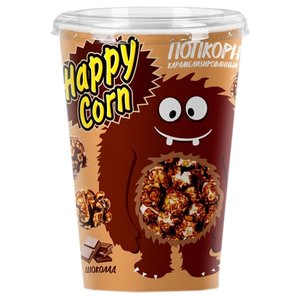 Попкорн Happy Corn Шоколад готовый, 85 г (фото modal nav 1)