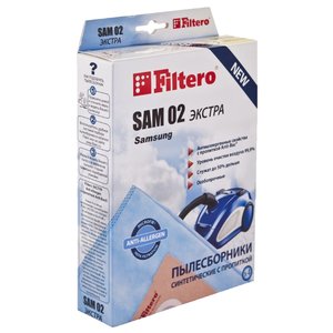 Filtero Мешки-пылесборники SAM 02 Экстра (фото modal nav 1)