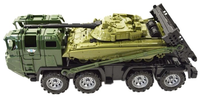 Набор техники Нордпласт Военный тягач Щит с танком (258) 56 см (фото modal 6)
