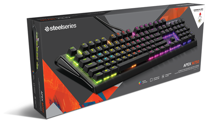 Клавиатура SteelSeries Apex M750 Black USB (фото modal 5)