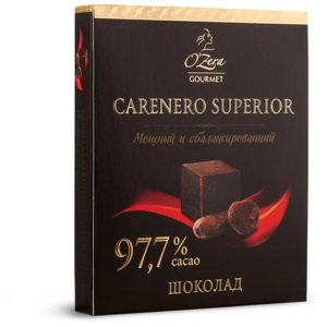 Шоколад Озерский сувенир горький порционный Carenero Superior 97.7% какао (фото modal nav 1)
