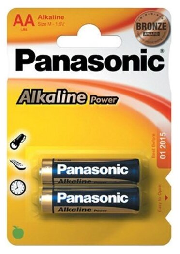 Батарейка AA Panasonic Alkaline Power LR6APB (фото modal 1)