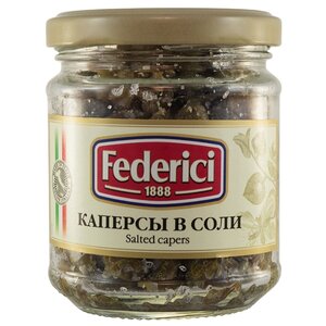 Federici Каперсы в соли, стеклянная банка 140 г (фото modal nav 1)