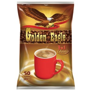 Растворимый кофе Golden Eagle 3 в 1 Classic, в пакетиках (фото modal nav 1)
