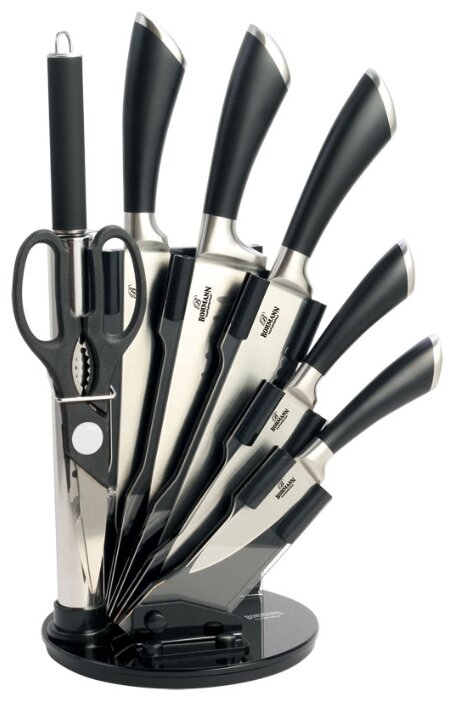 Набор Bohmann 5 ножей, ножницы и мусат с подставкой 5274BH (фото modal 1)