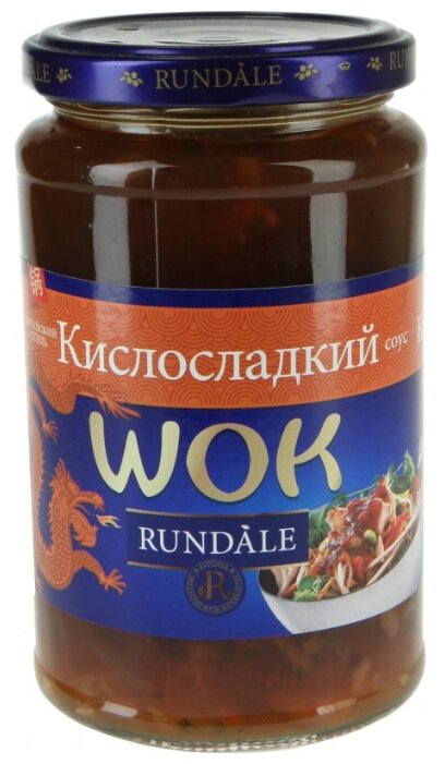 Соус Rundale Wok Кисло-сладкий, 400 г (фото modal 1)