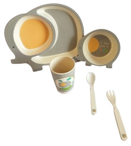 Комплект посуды Baby Ryan Слон (BF022) (фото modal 1)