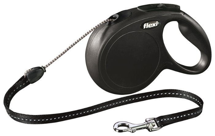 Поводок-рулетка для собак Flexi New Classic M тросовый (фото modal 3)