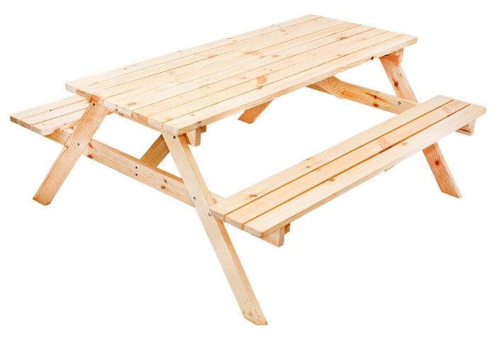 Комплект мебели ФОТОН Пикник (стол, 2 скамьи) (фото modal 1)