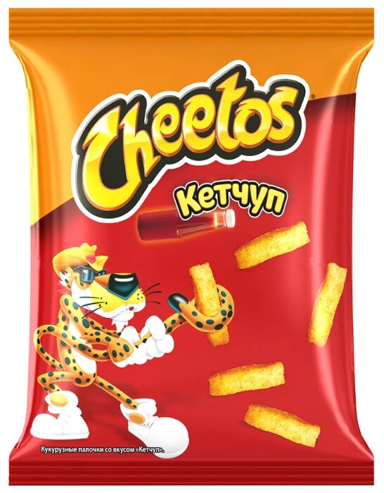 Кукурузные палочки Cheetos Кетчуп 55 г (фото modal 1)