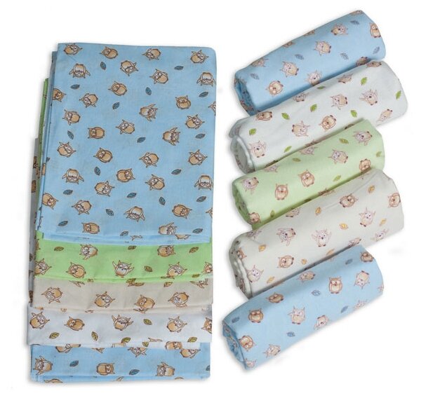 Многоразовые пеленки Чудо-Чадо для новорожденных большой подарочный набор (10 шт) (фото modal 2)