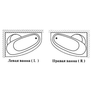 Ванна Castone Диана иск. камень угловая (фото modal nav 4)