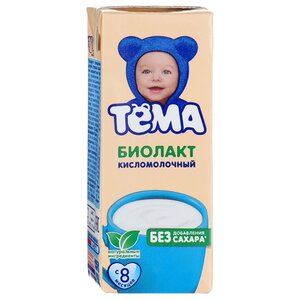 Биолакт Тёма детский без сахара (с 8-ми месяцев) 3.4%, 206 г (фото modal nav 1)